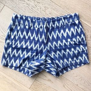 J. Crew ikat print shorts